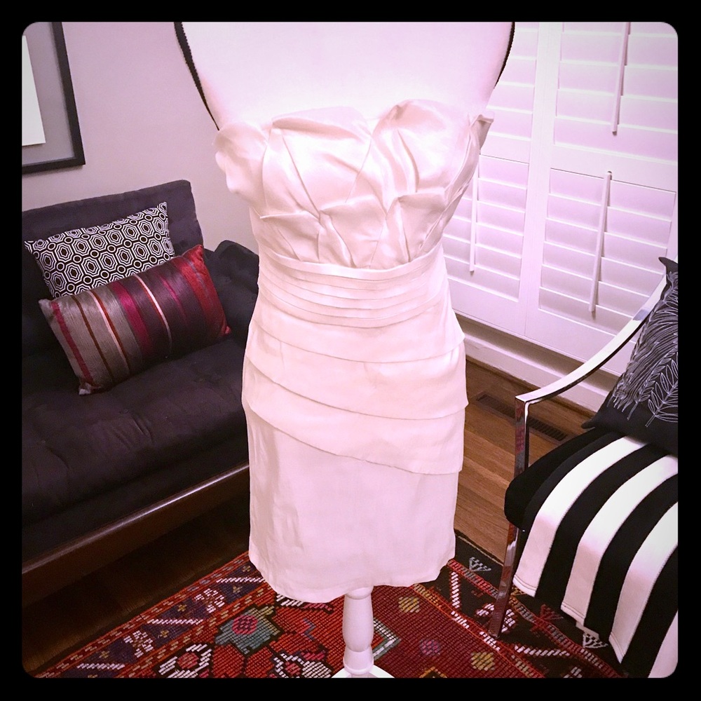 White Romeo and Juliet Couture Mini Dress